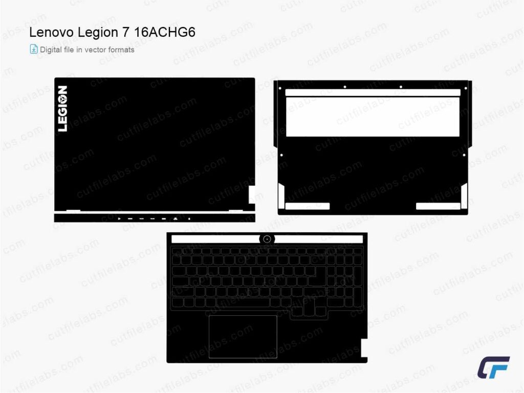 Lenovo Legion 7 16ACHG6 (2021) Cut File Template