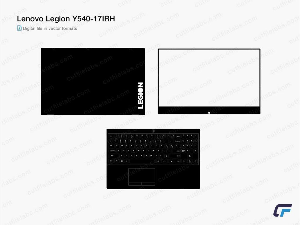 Lenovo Legion Y540-17IRH Cut File Template