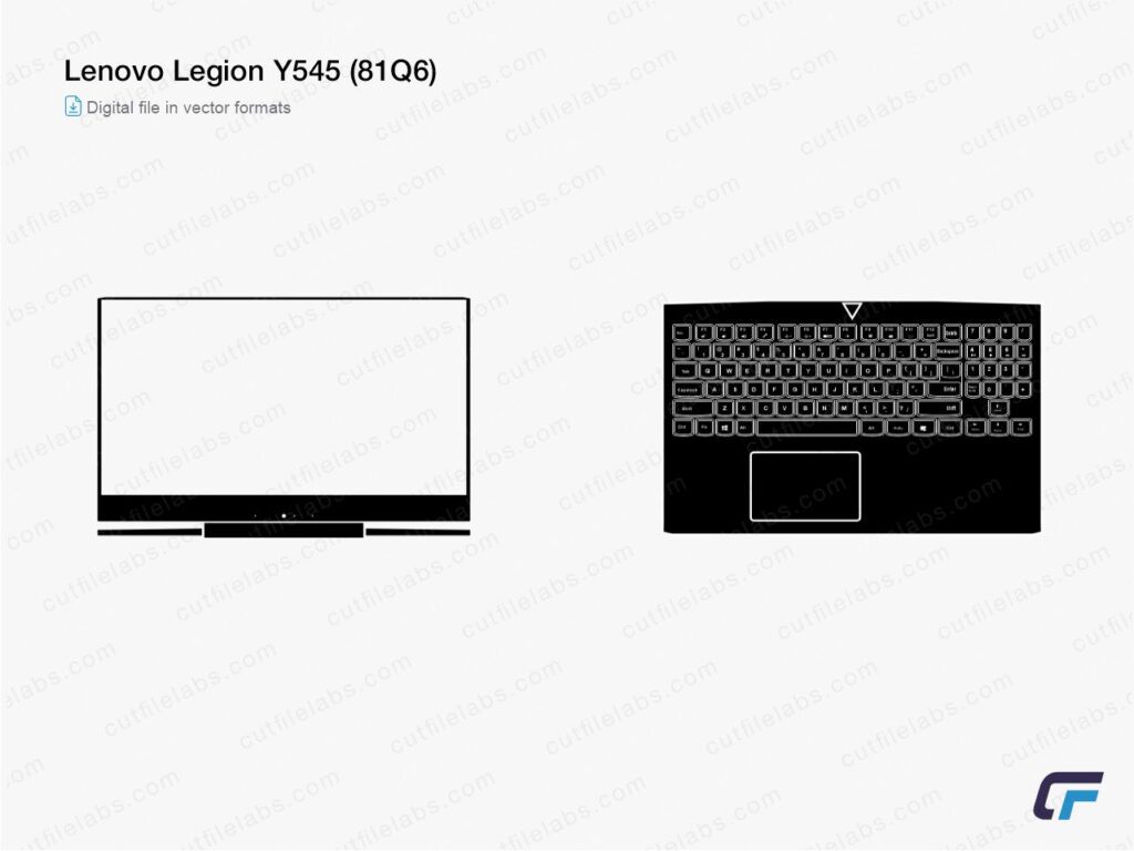 Lenovo Legion Y545 (81Q6) (2020) Cut File Template