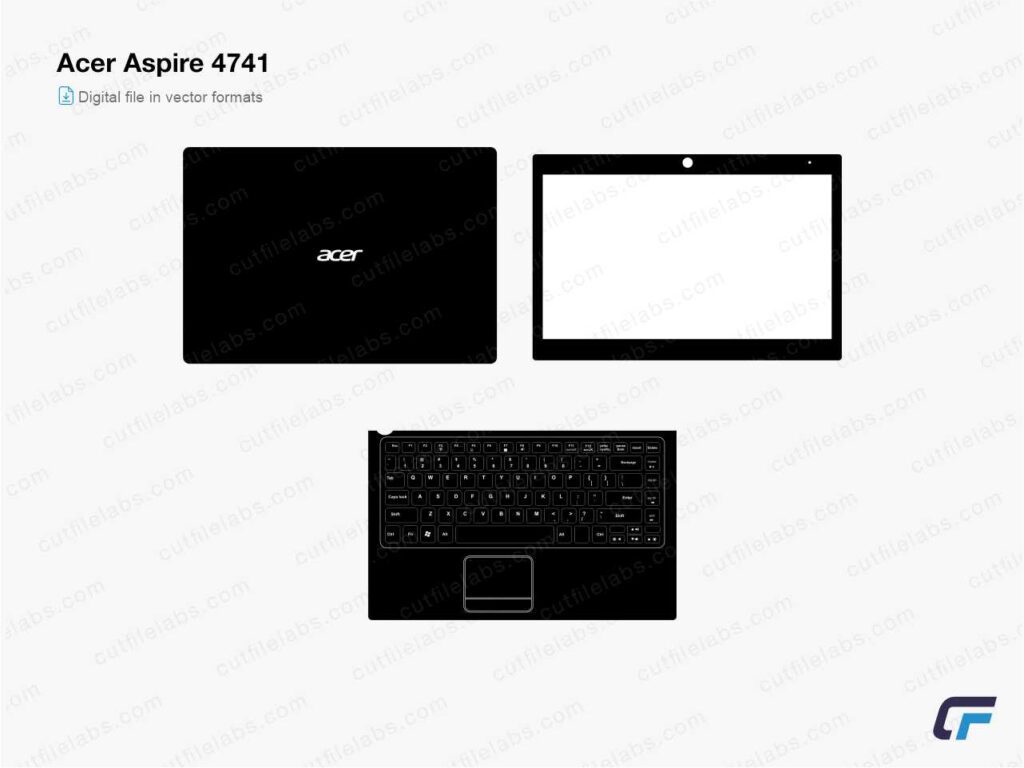 Acer Aspire 4741 Cut File Template