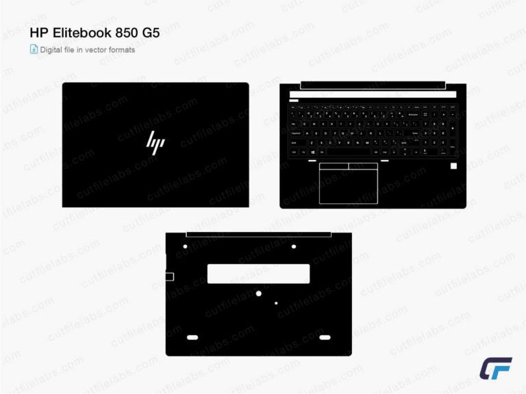 HP Elitebook 850 G5 Cut File Template
