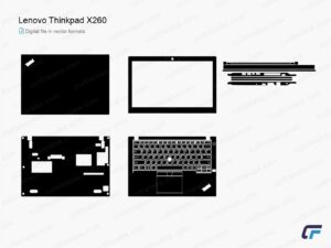 Lenovo ThinkPad X260 (2016) Cut File Template | CutFileLabs