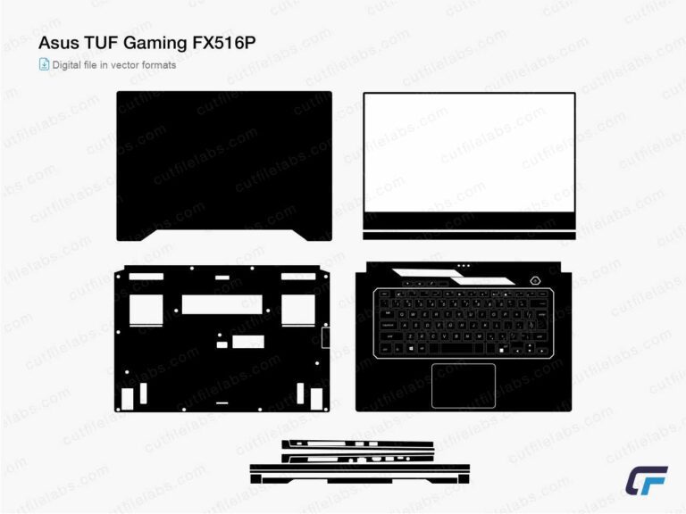 Asus TUF Gaming FX516P Cut File Template