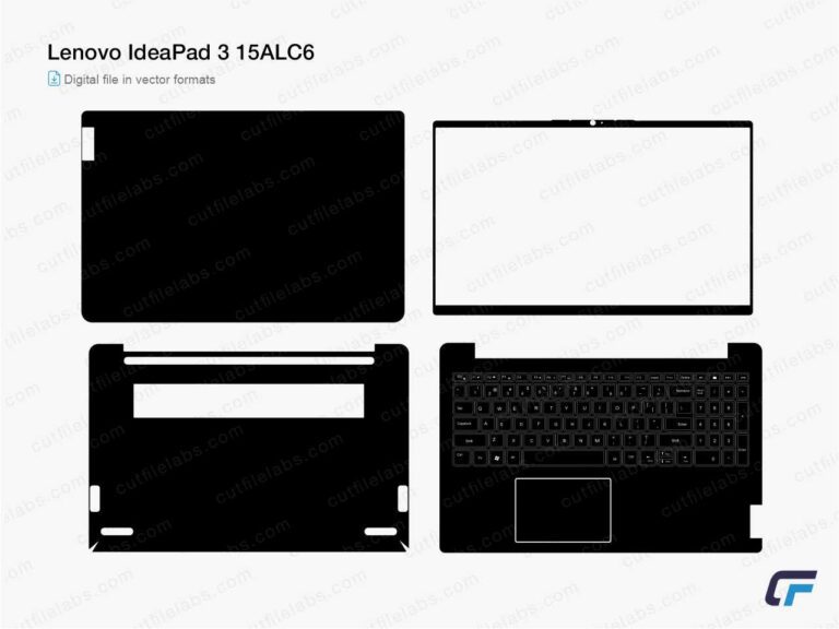 Lenovo IdeaPad 3 15ALC6 (2021) Cut File Template