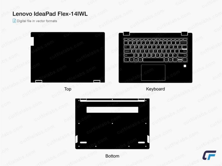 Lenovo IdeaPad Flex-14IWL Cut File Template