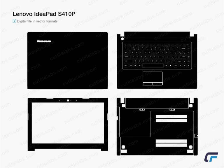 Lenovo IdeaPad S410P (2013) Cut File Template