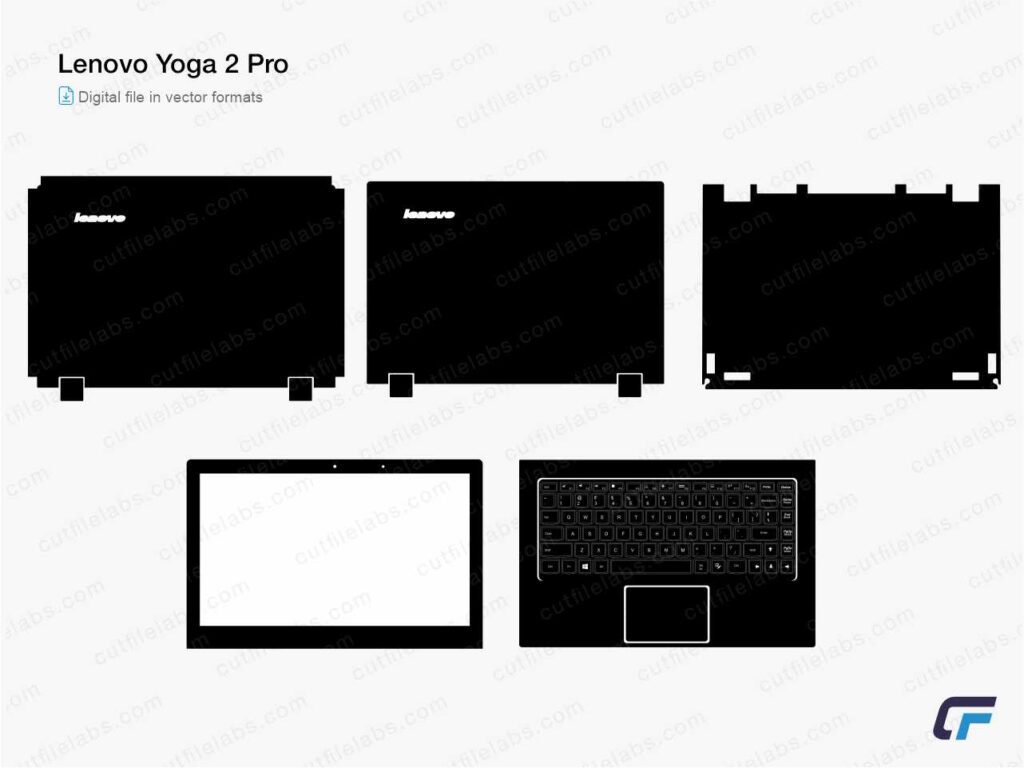 Lenovo Yoga 2 Pro (2013) Cut File Template