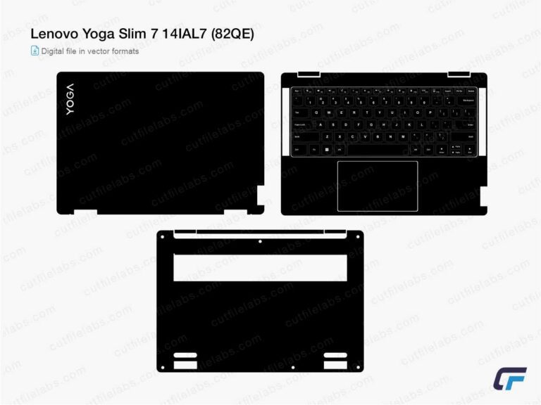 Lenovo Yoga Slim 7 14IAL7 (82QE) Cut File Template