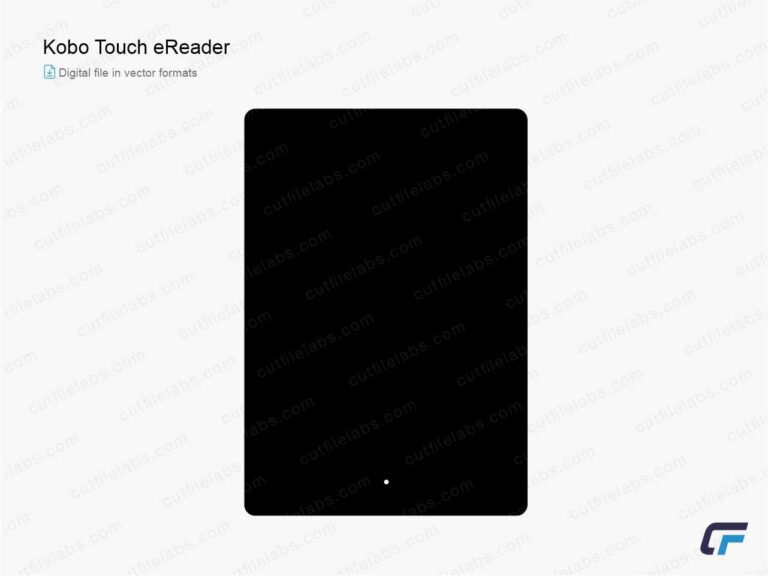 Kobo Touch eReader (2011) Cut File Template
