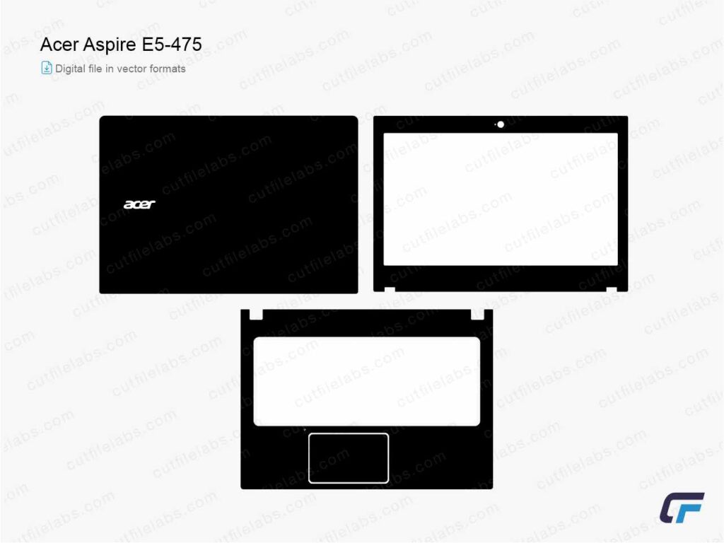 Acer Aspire E5-475 (2016) Cut File Template