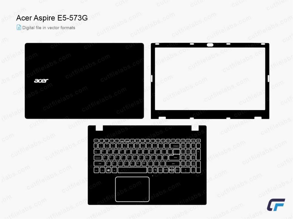Acer Aspire E5-573G (2015) Cut File Template