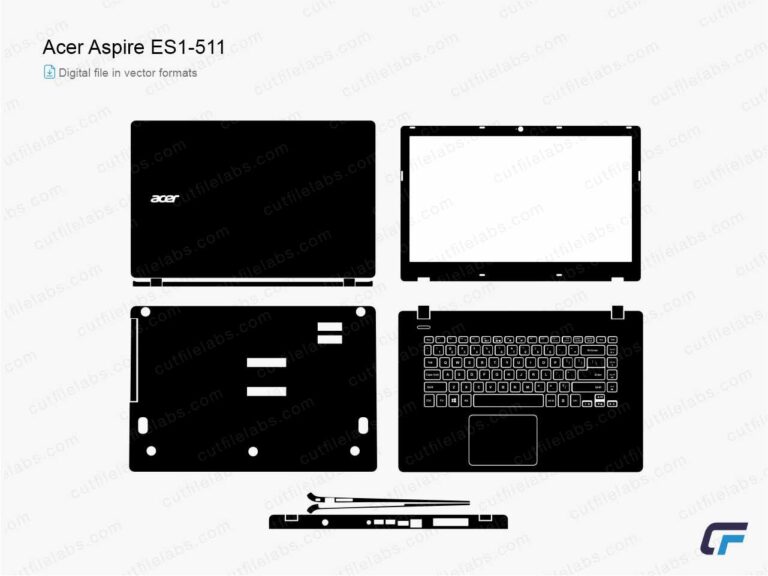 Acer Aspire ES1-511 (2014) Cut File Template
