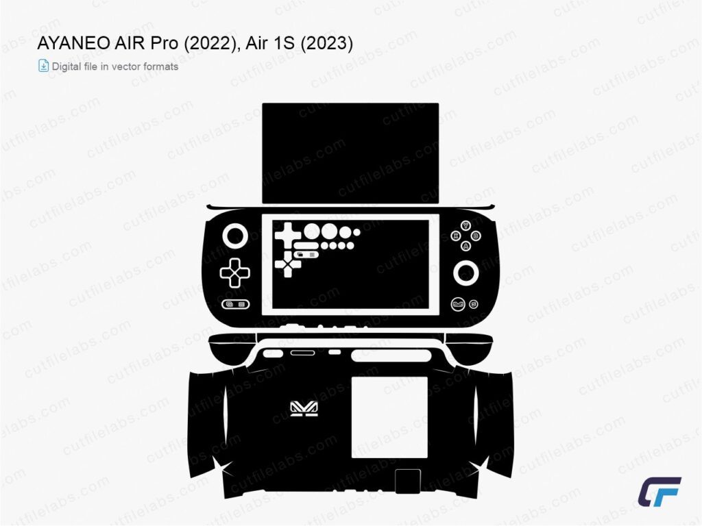AYANEO AIR Pro (2022), Air 1S (2023) Cut File Template