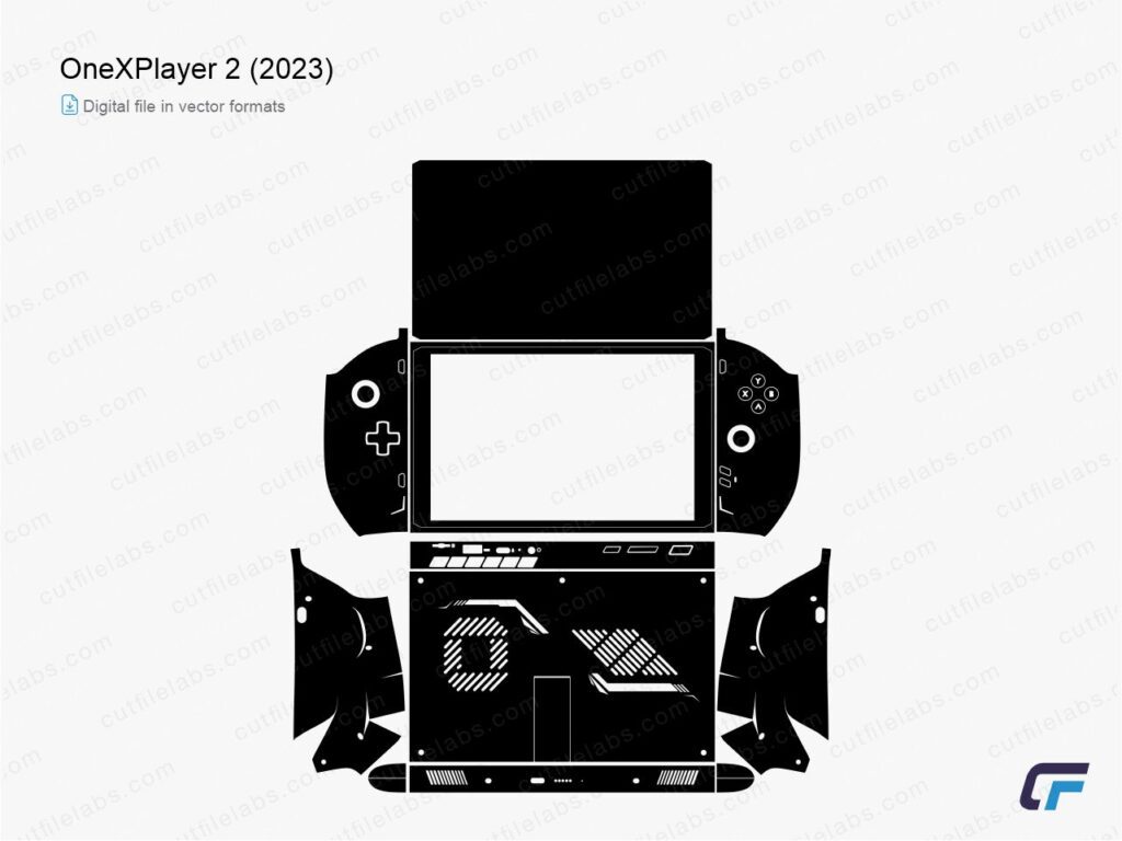 OneXPlayer 2 (2023) Cut File Template