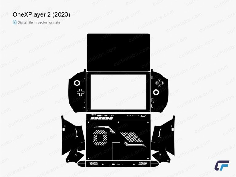 OneXPlayer 2 (2023) Cut File Template