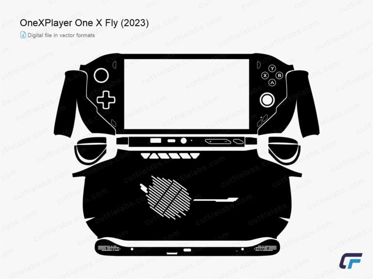 OneXPlayer One X Fly (2023) Cut File Template