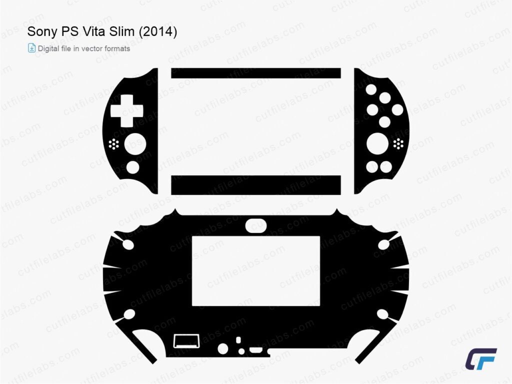 Sony PS Vita Slim (2014) Cut File Template