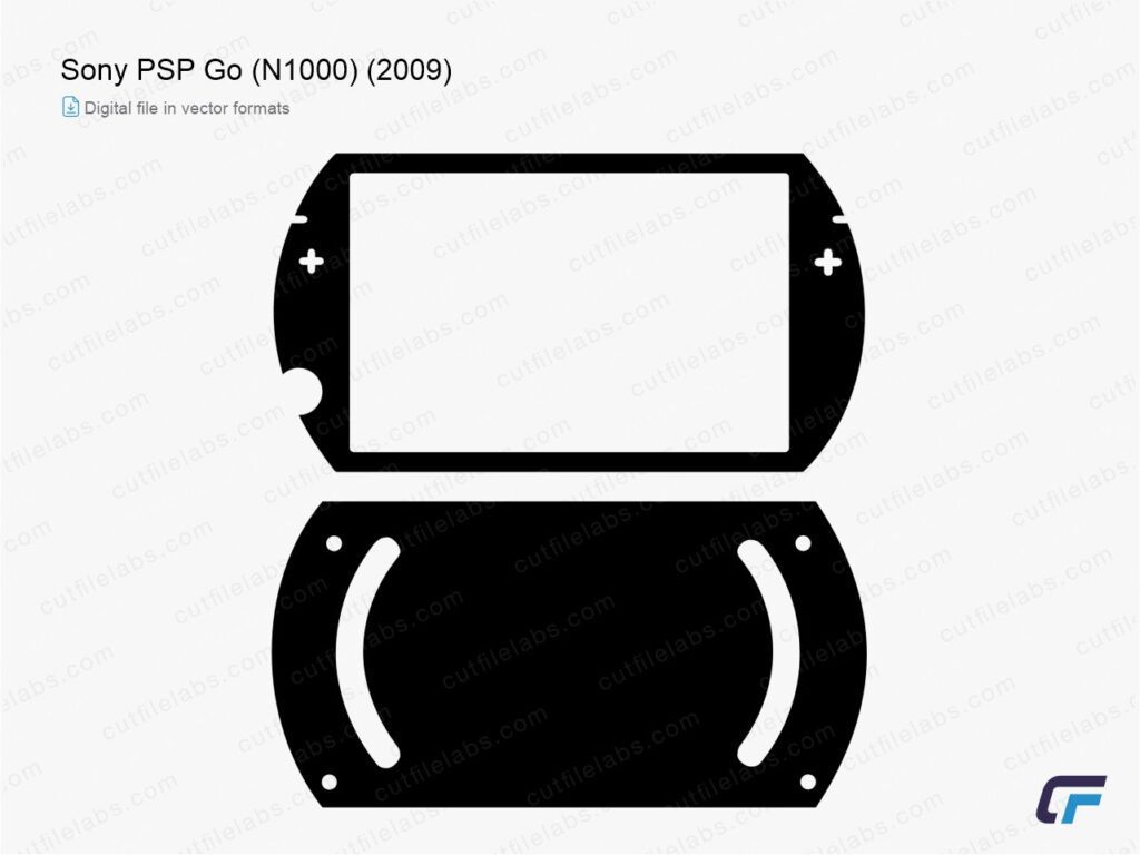 Sony PSP Go (N1000) (2009) Cut File Template
