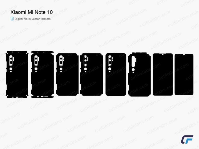 Xiaomi Mi Note 10 (2021) Cut File Template