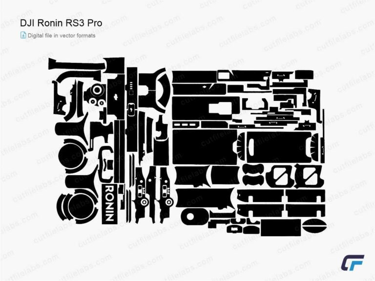 DJI Ronin RS3 Pro (2022) Cut File Template