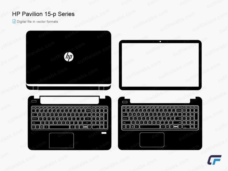 HP Pavilion 15-p Series (2014) Cut File Template
