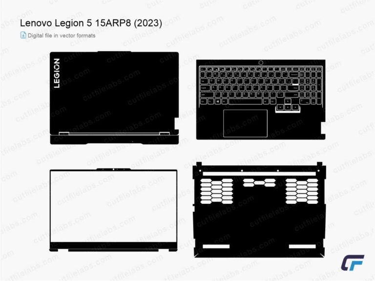 Lenovo Legion 5 15ARP8 (2023) Cut File Template