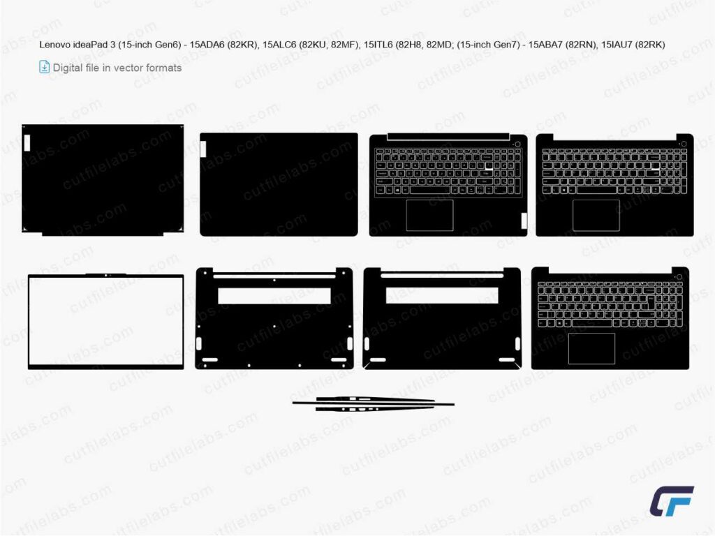 Lenovo IdeaPad 3 (15-inch Gen6) - 15ADA6 (82KR), 15ALC6 (82KU, 82MF ...