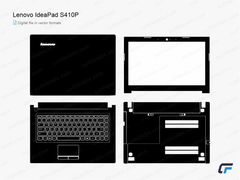 Lenovo IdeaPad S410P (2013) Cut File Template