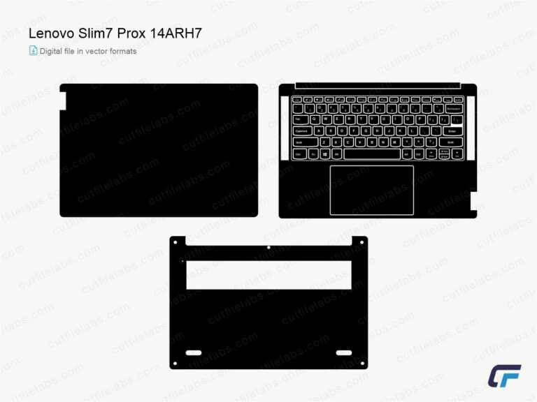 Lenovo Slim7 Prox 14ARH7 (2023) Cut File Template