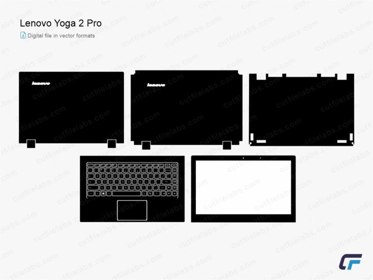 Lenovo Yoga 2 Pro (2014) Cut File Template