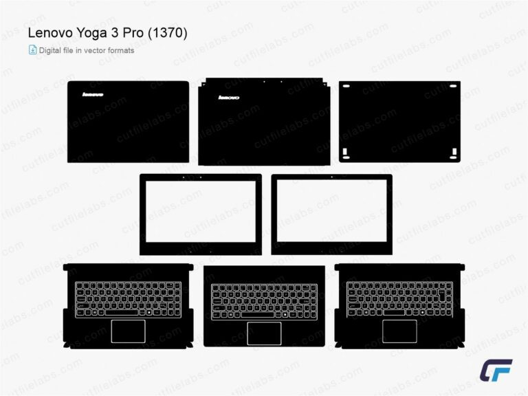 Lenovo Yoga 3 Pro 1370 (2014) Cut File Template