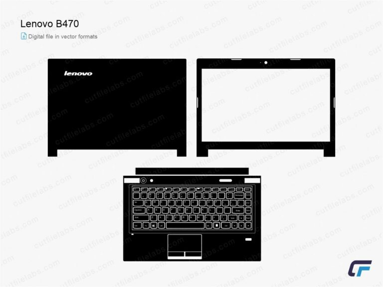 Lenovo B470 (2011) Cut File Template