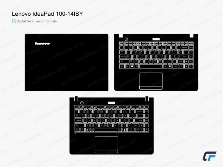 Lenovo IdeaPad 100-14IBY (2015) Cut File Template