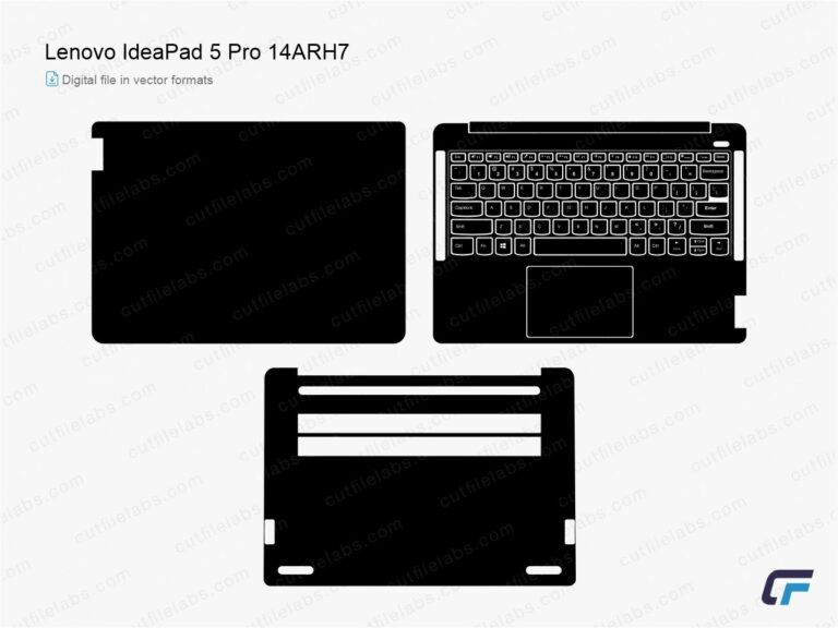 Lenovo IdeaPad 5 Pro 14ARH7 (2022) Cut File Template