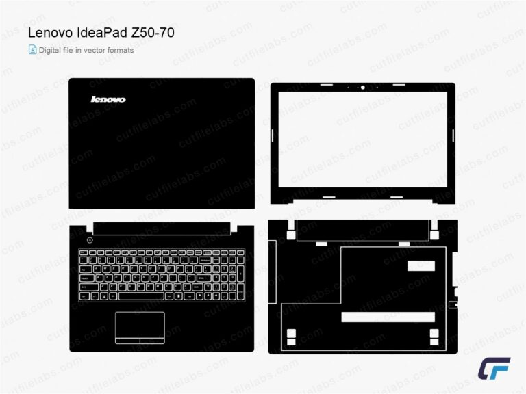 Lenovo IdeaPad Z50-70 (2014) Cut File Template