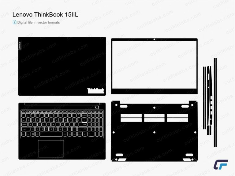 Lenovo ThinkBook 15IIL (2020) Cut File Template