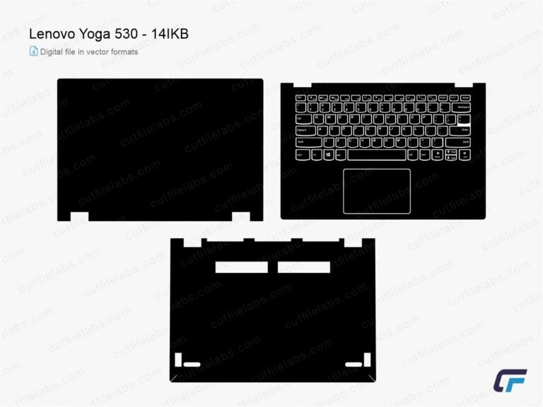 Lenovo Yoga 530-14IKB (2018) Cut File Template