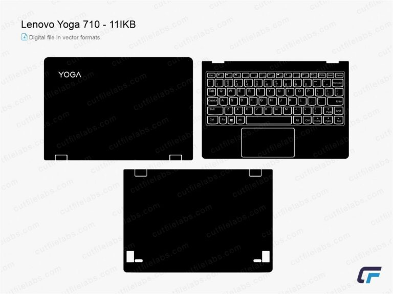 Lenovo Yoga 710-11IKB (2016) Cut File Template