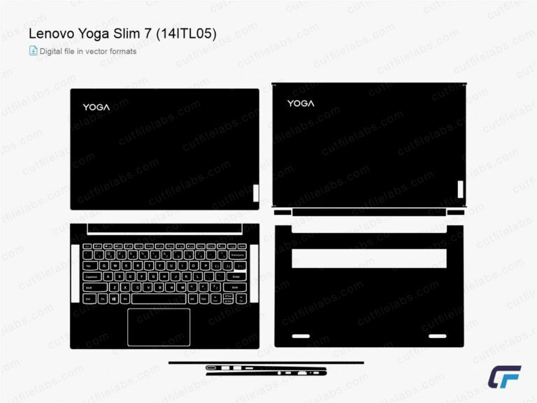 Lenovo Yoga Slim 7 14ITL05 (2023) Cut File Template