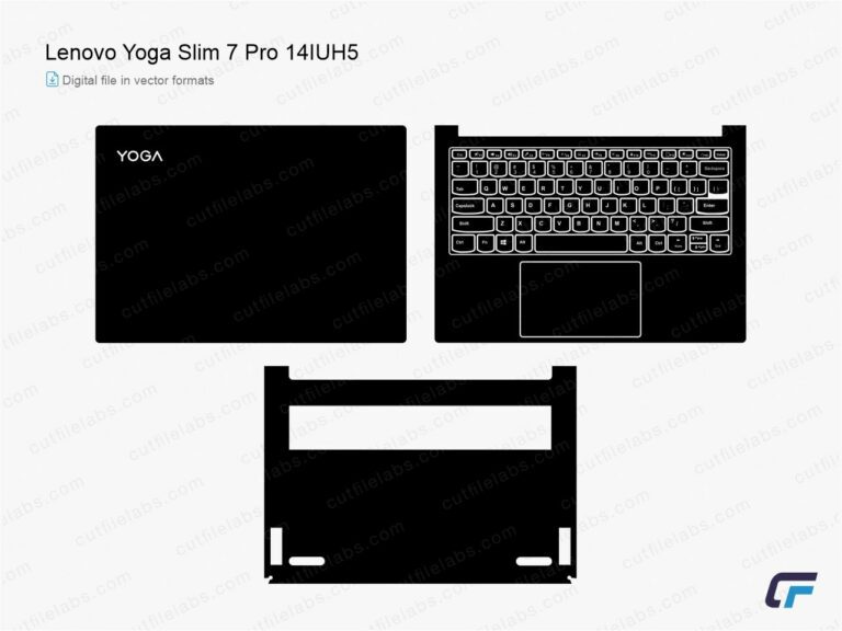 Lenovo Yoga Slim 7 Pro 14IUH5 (2022) Cut File Template