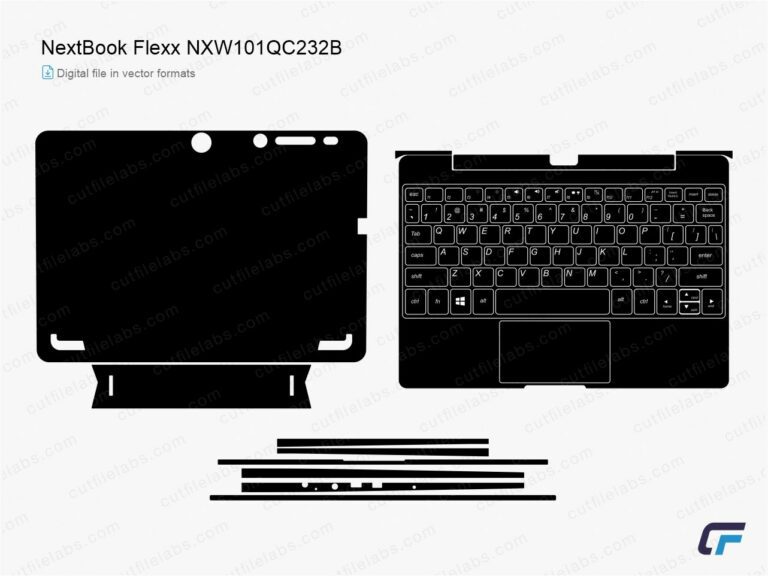 Nextbook Flexx NXW101QC232B (2016) Cut File Template