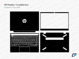 HP Pavilion 13-an Series (2019) Cut File Template | CutFileLabs