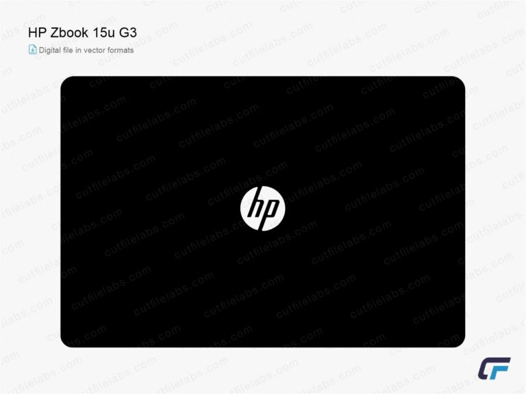 HP Zbook 15u G3 (2016) Cut File Template