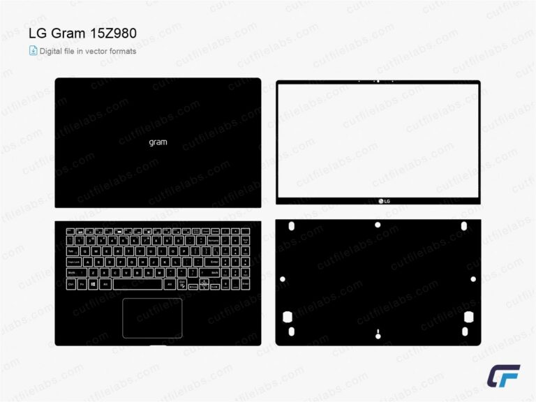 LG Gram 15Z980 (2016) Cut File Template
