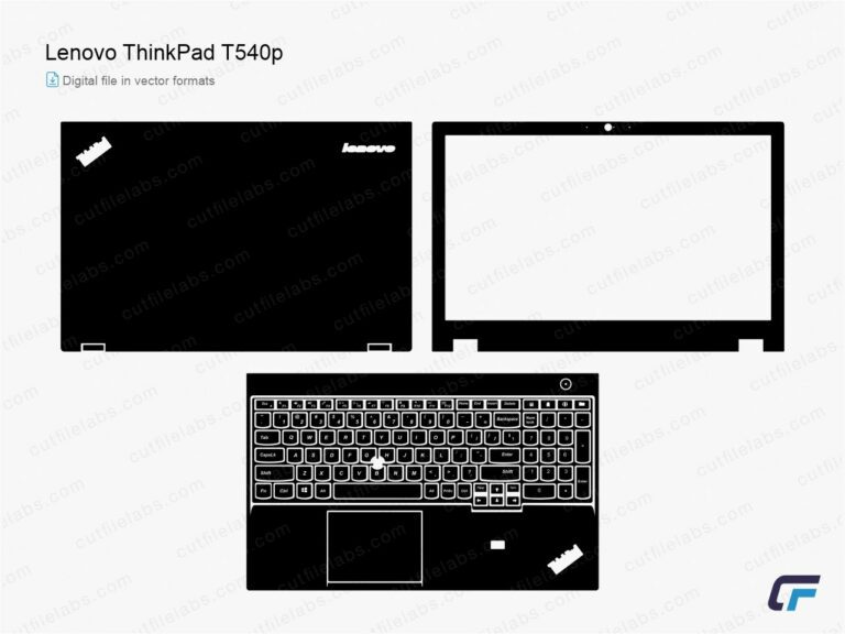 Lenovo ThinkPad T540p (2014) Cut File Template