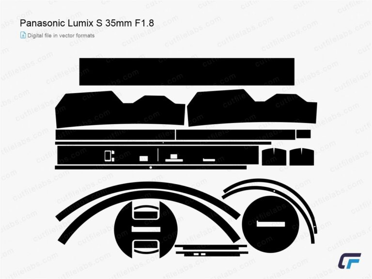 Panasonic Lumix S 35mm F1.8 (2021) Cut File Template