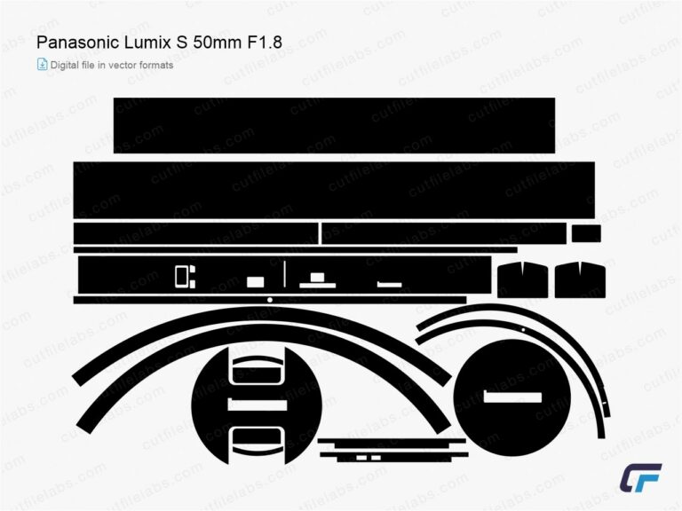 Panasonic Lumix S 50mm F1.8 (2021) Cut File Template