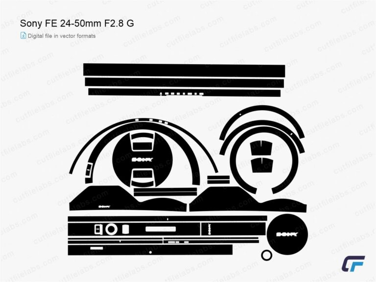 Sony FE 24-50mm F2.8 G (2024) Cut File Template