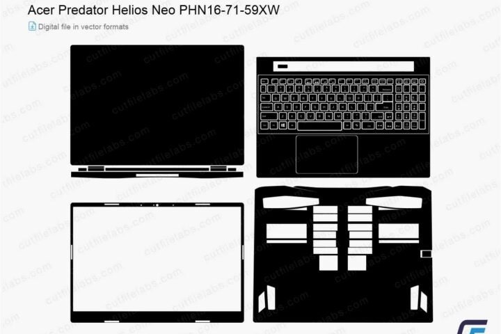Acer Predator Helios Neo PHN16-71-59XW (2023) Cut File Template