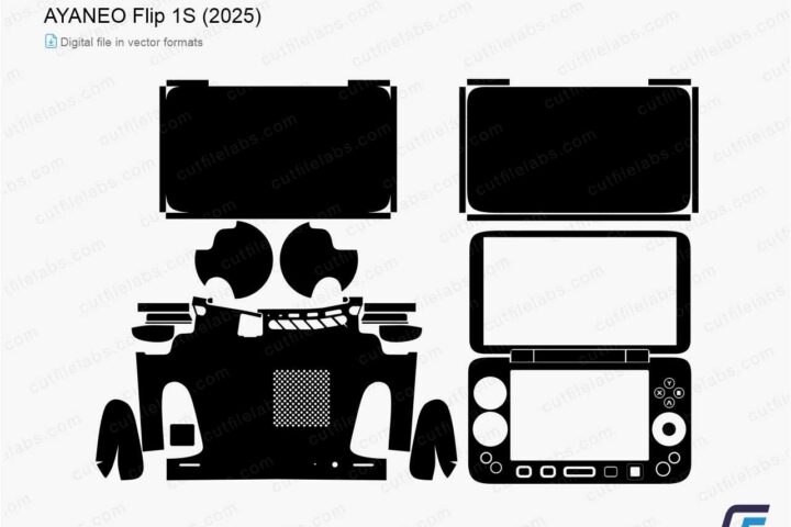 AYANEO Flip 1S (2025) Cut File Template